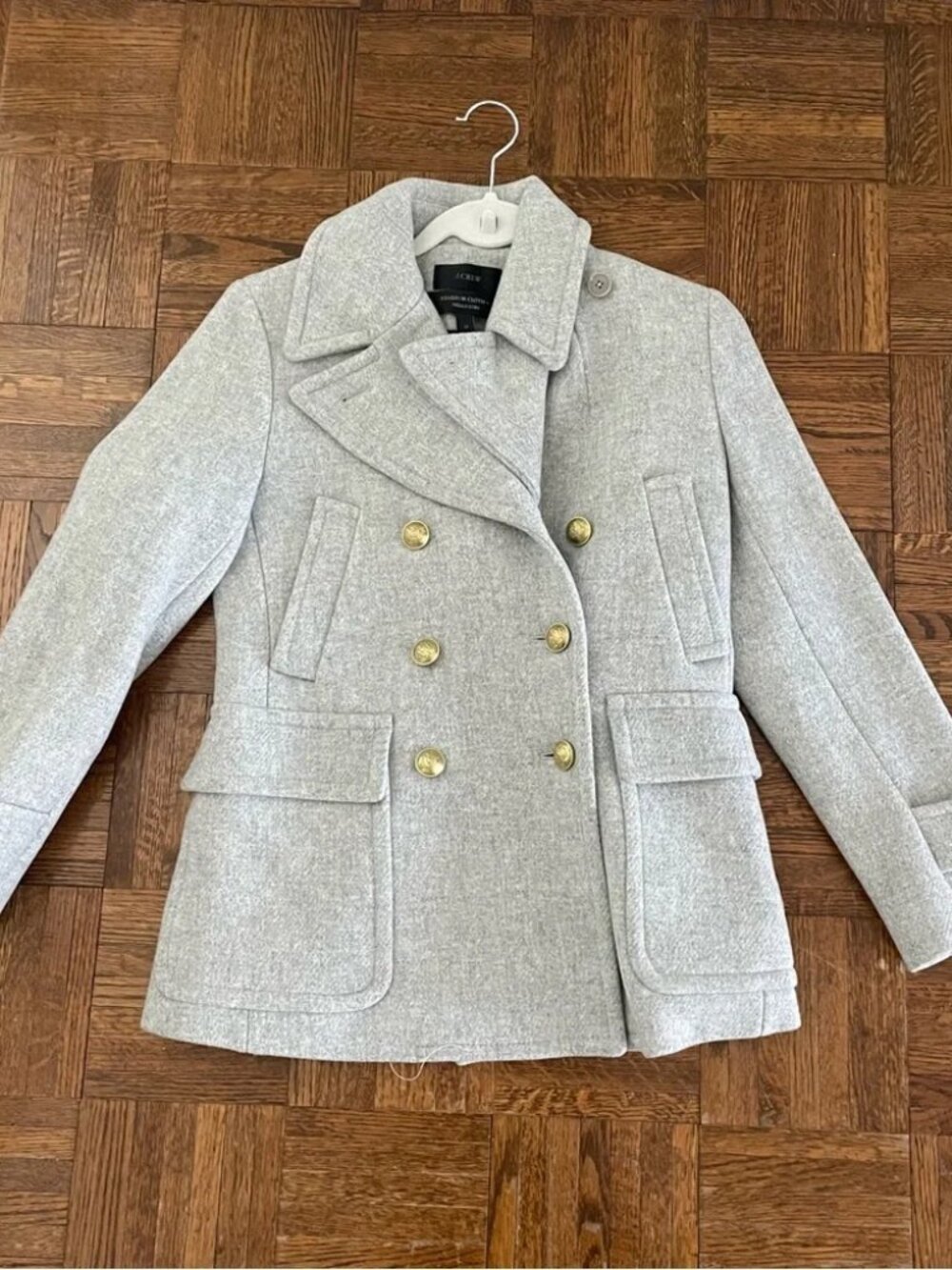 J. Crew Wool Blend Pea Coat 2 Petite